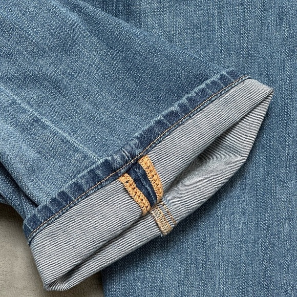 Lucky Brand Sweet Jean Crop Selvedge Seam Size 8/29 Decorative Rear Pockets - Picture 10 of 13